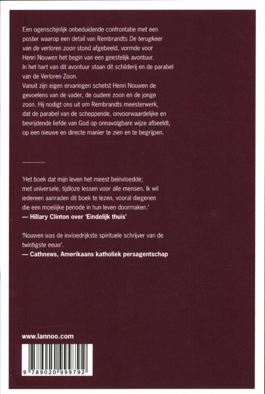 Achterkant van Eindelijk thuis
