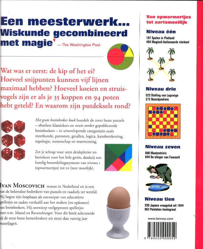 Achterkant van Het grote breinbreker boek