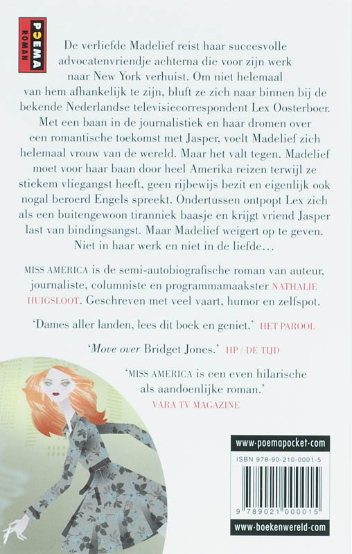 Achterkant van Miss America
