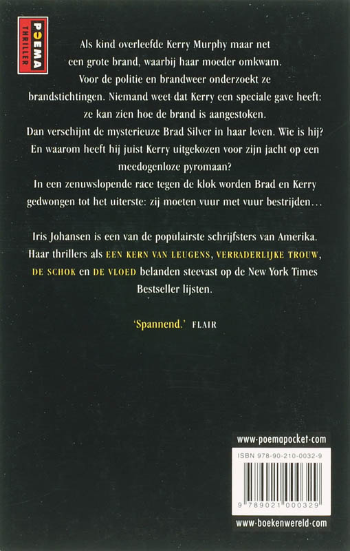 Achterkant van De brand