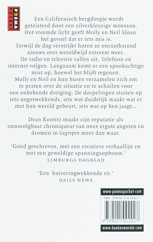 Achterkant van Gegrepen