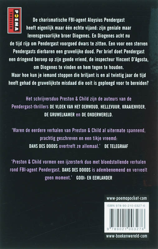 Achterkant van Dans des doods