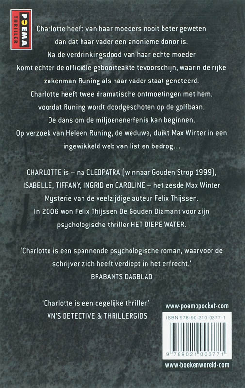 Achterkant van Charlotte