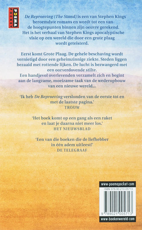Achterkant van De beproeving