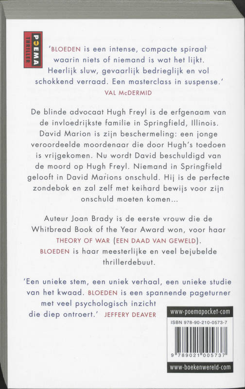 Achterkant van Bloeden