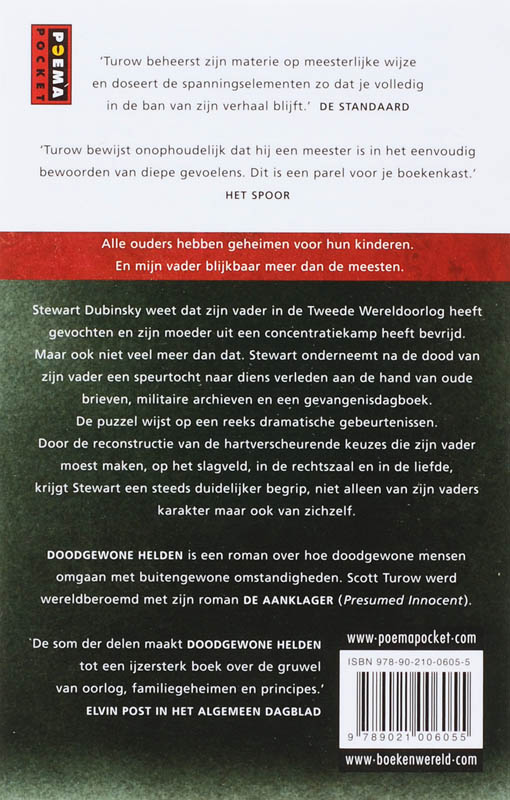 Achterkant van Doodgewone helden