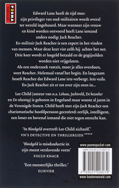 Achterkant van Bloedgeld