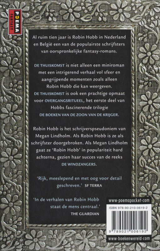 Achterkant van De thuiskomst