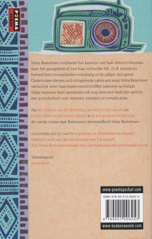 Achterkant van De Kalahari avondschool