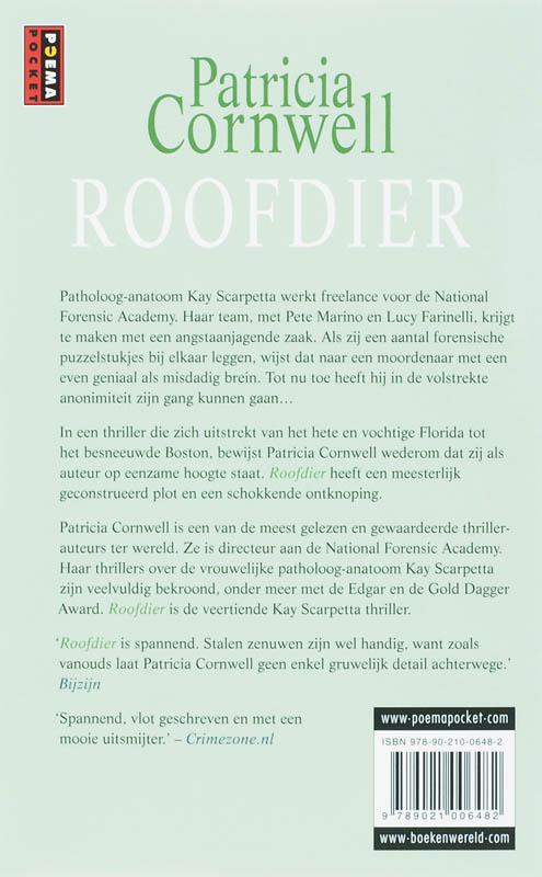 Achterkant van Roofdier