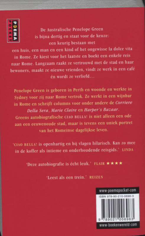 Achterkant van Ciao Bella