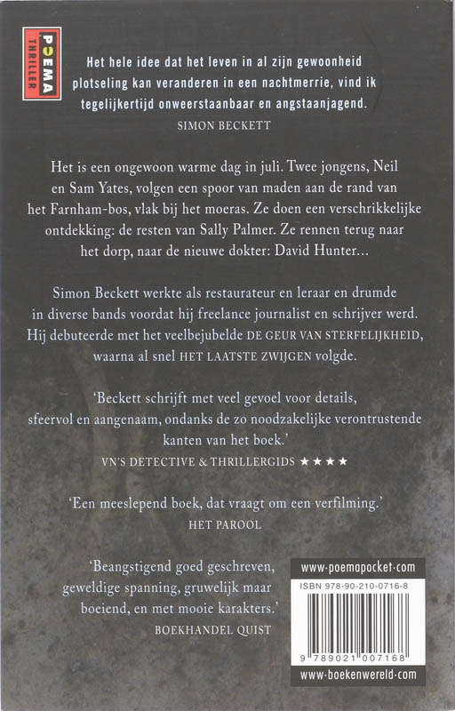 Achterkant van De geur van sterfelijkheid