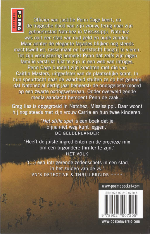Achterkant van Het stille spel