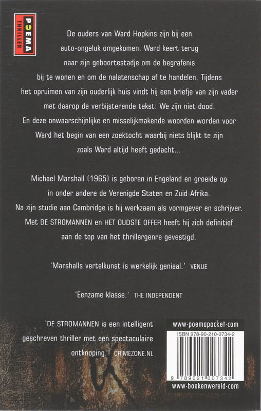 Achterkant van De Stromannen