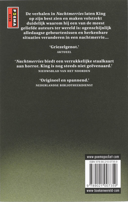 Achterkant van Nachtmerries