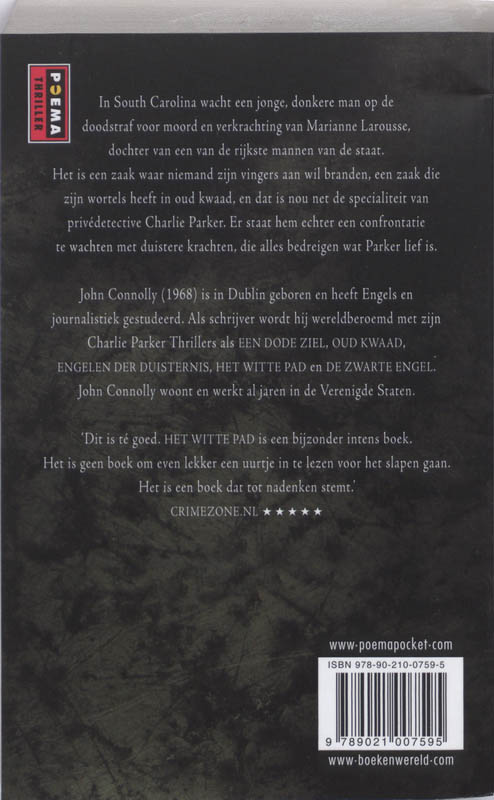 Achterkant van Het witte pad