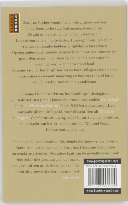 Achterkant van Mijn jaar in Koerdistan