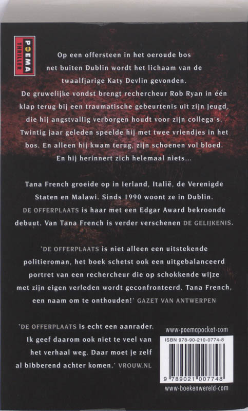 Achterkant van De offerplaats