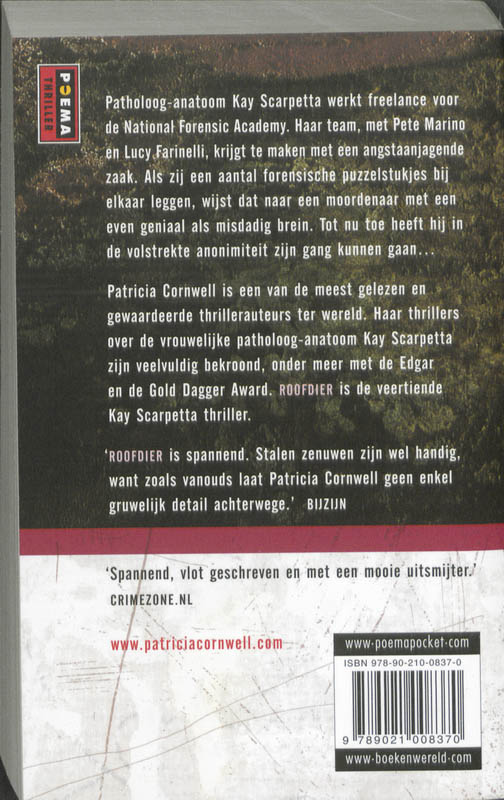 Achterkant van Roofdier