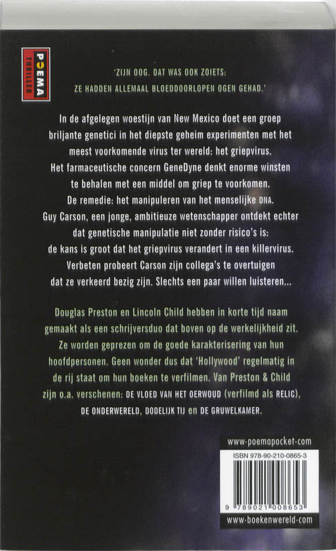 Achterkant van Virus