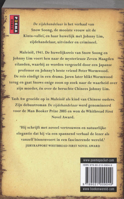 Achterkant van De zijdehandelaar