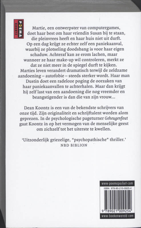 Achterkant van Geheugenfout