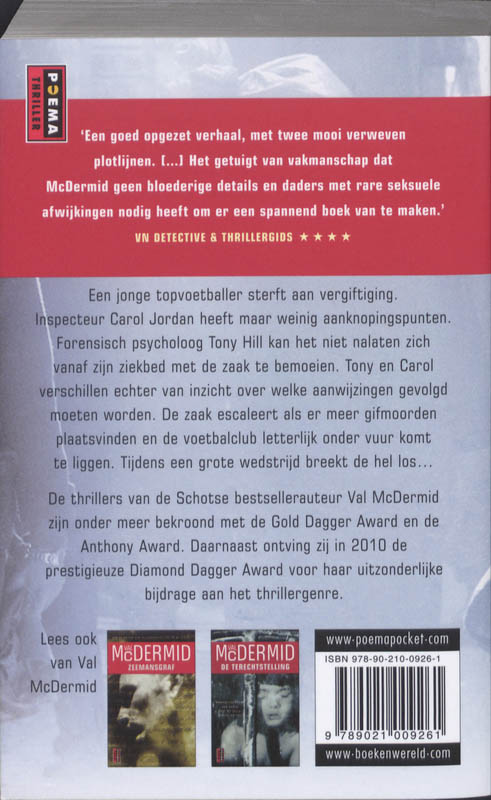 Achterkant van De wrede hand