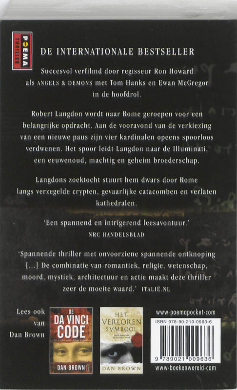 Achterkant van Het Bernini mysterie