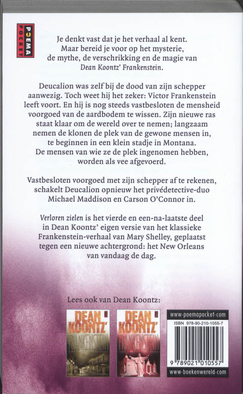 Achterkant van B4 Verloren zielen