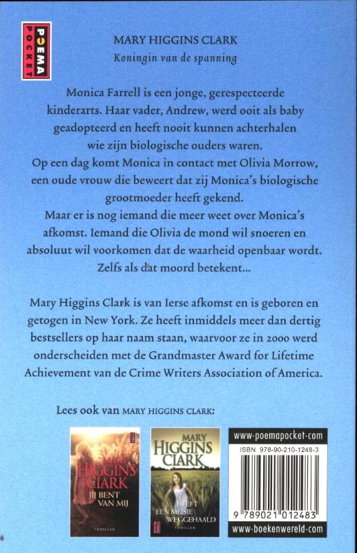 Achterkant van De geheime erfenis