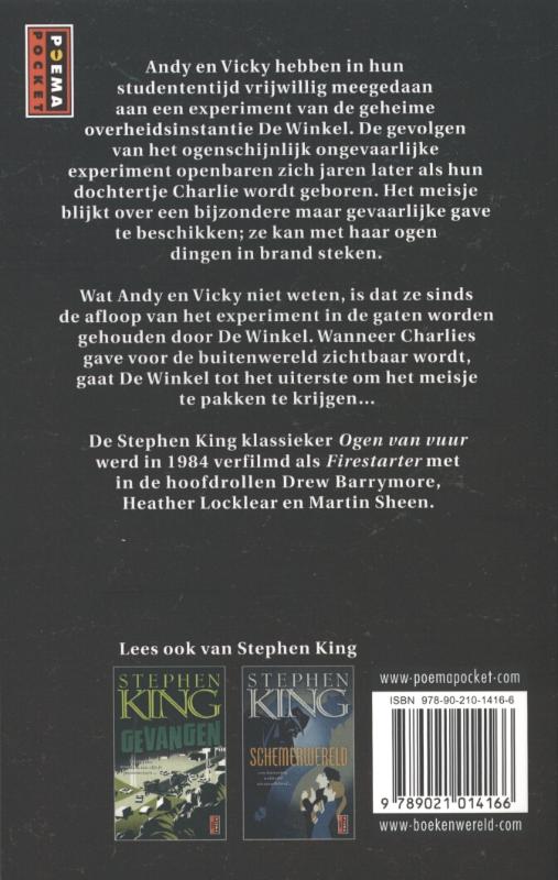 Achterkant van Ogen van vuur