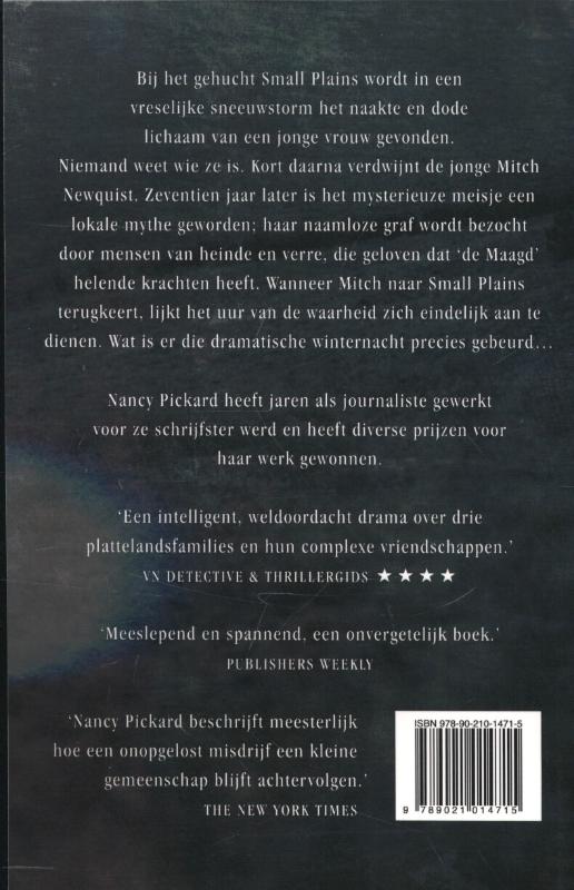 Achterkant van Het geheim van de maagd