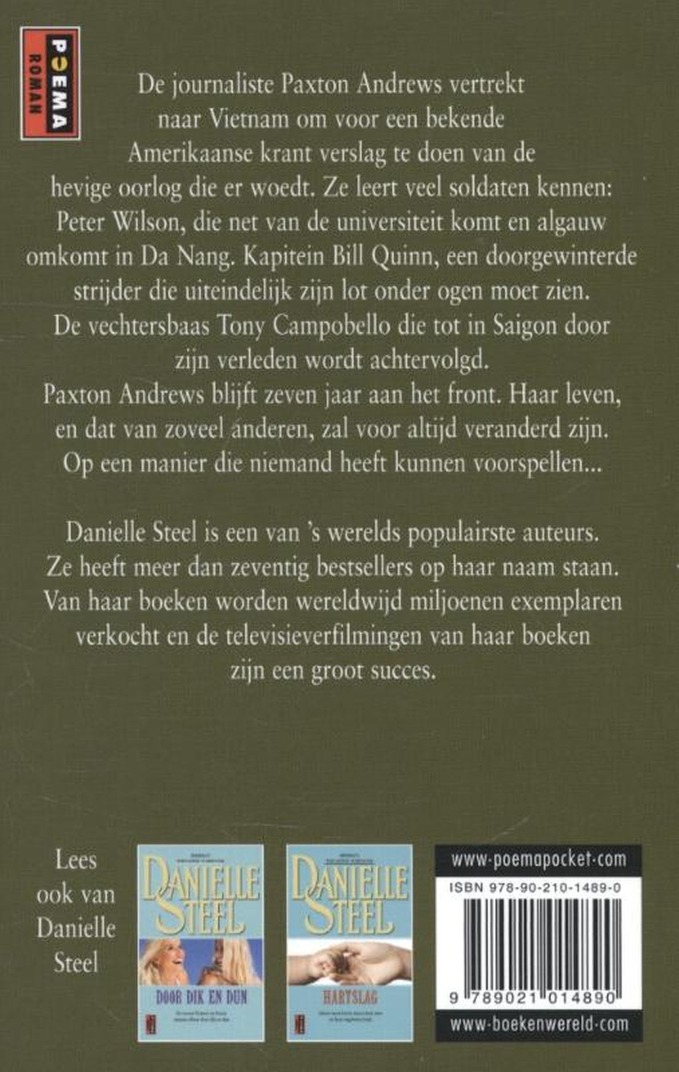 Achterkant van Verslag uit Vietnam