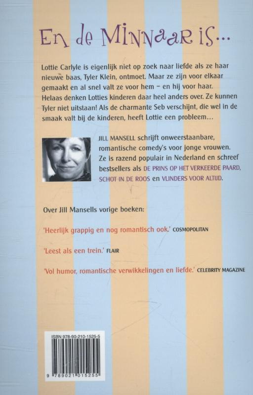 Achterkant van En de minnaar is