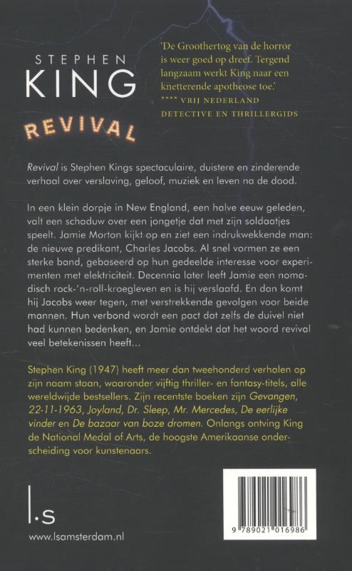 Achterkant van Revival
