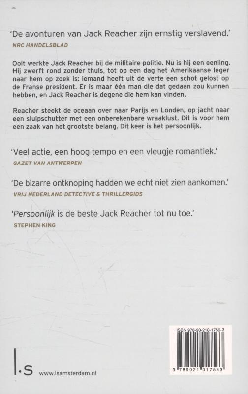 Achterkant van Persoonlijk