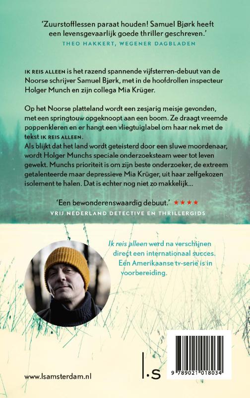 Achterkant van Ik reis alleen