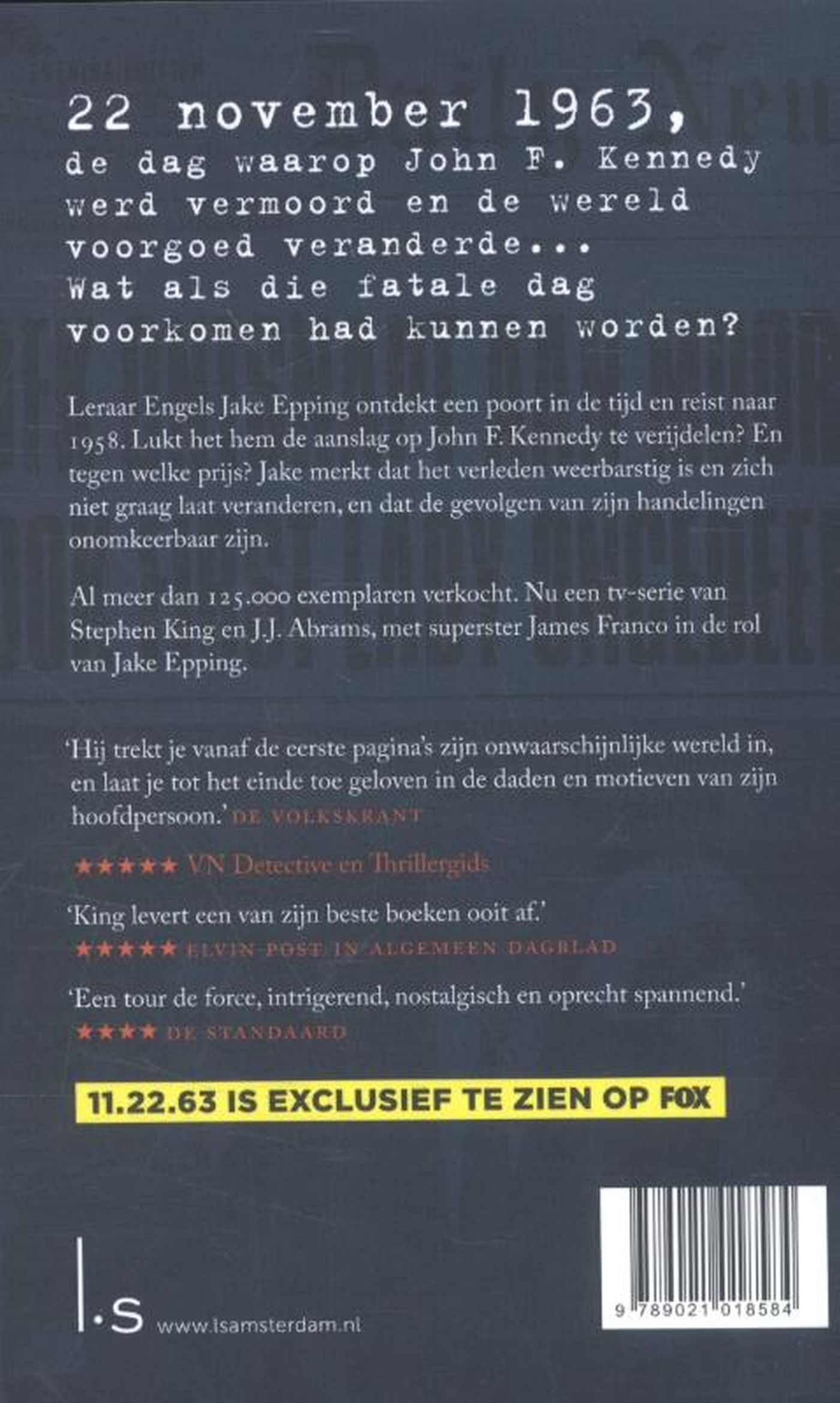 Achterkant van 11.22.63 (22-11-1963)