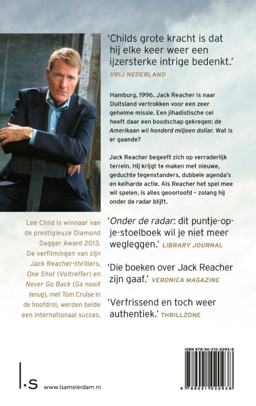 Achterkant van Onder de radar