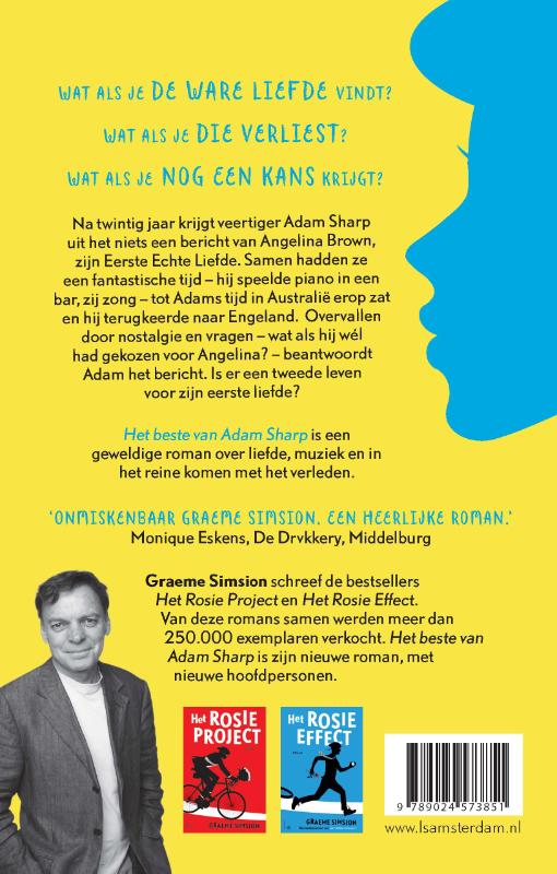 Achterkant van Het beste van Adam Sharp
