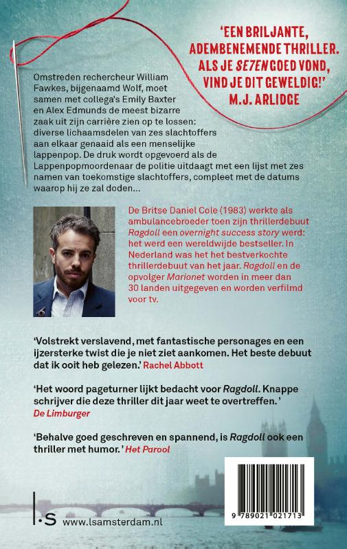 Achterkant van Ragdoll
