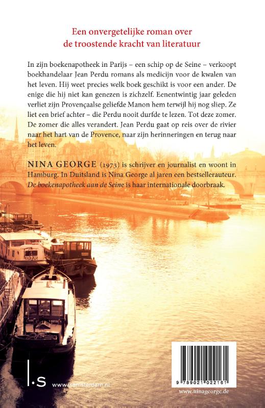 Achterkant van De Boekenapotheek aan de Seine
