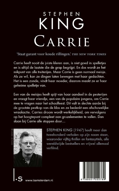 Achterkant van Carrie