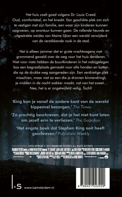 Achterkant van Pet Sematary