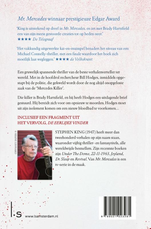 Achterkant van Mr. Mercedes