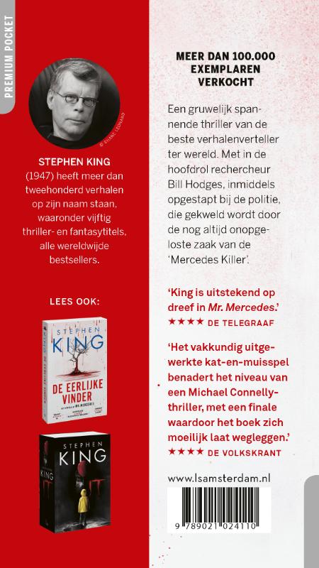 Achterkant van Mr. Mercedes