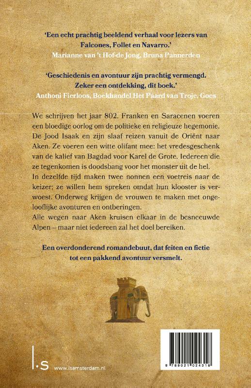 Achterkant van Een olifant voor Karel de Grote