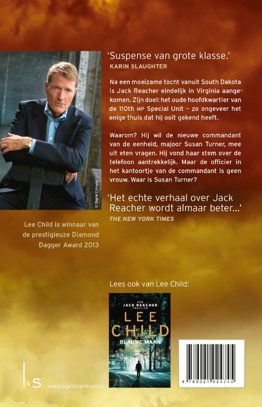 Achterkant van Ga nooit terug