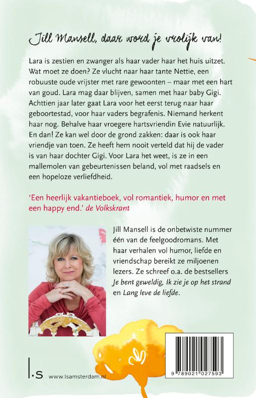Achterkant van Vlinders voor altijd