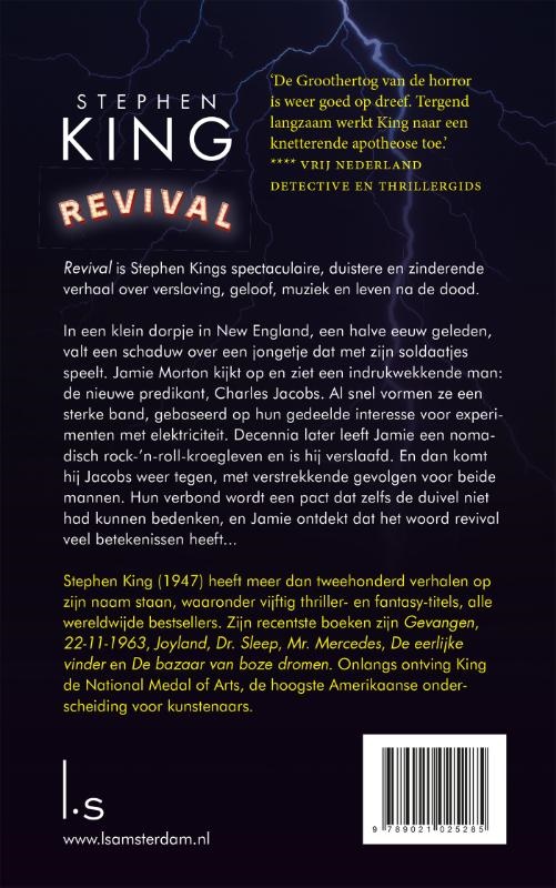 Achterkant van Revival